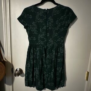 Green Short Sleeve Dress